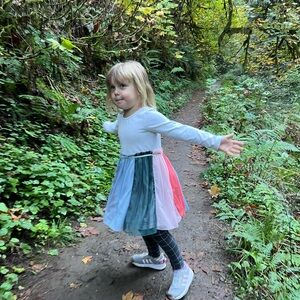 Multi colored girls dress